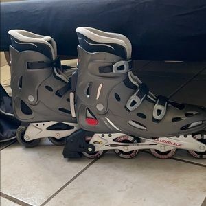 Rollerblades.